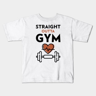 Straight Outta Gym Kids T-Shirt